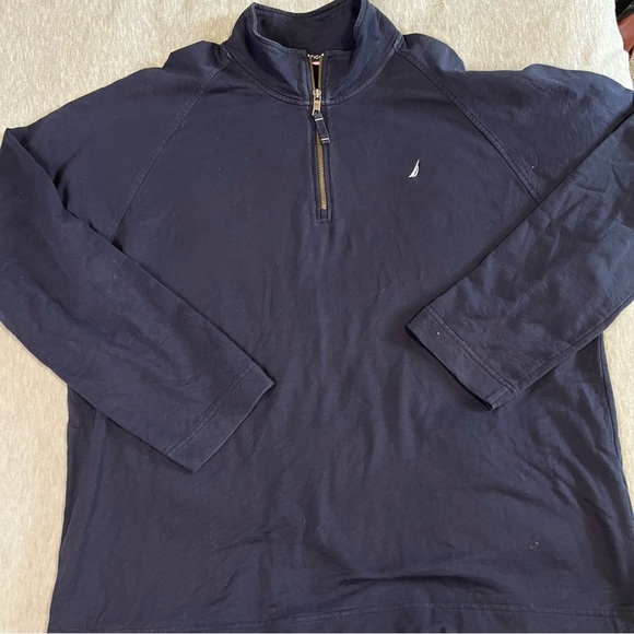 Nautica Men's Long Sleeve Tee - Navy - Picture 1 of 4